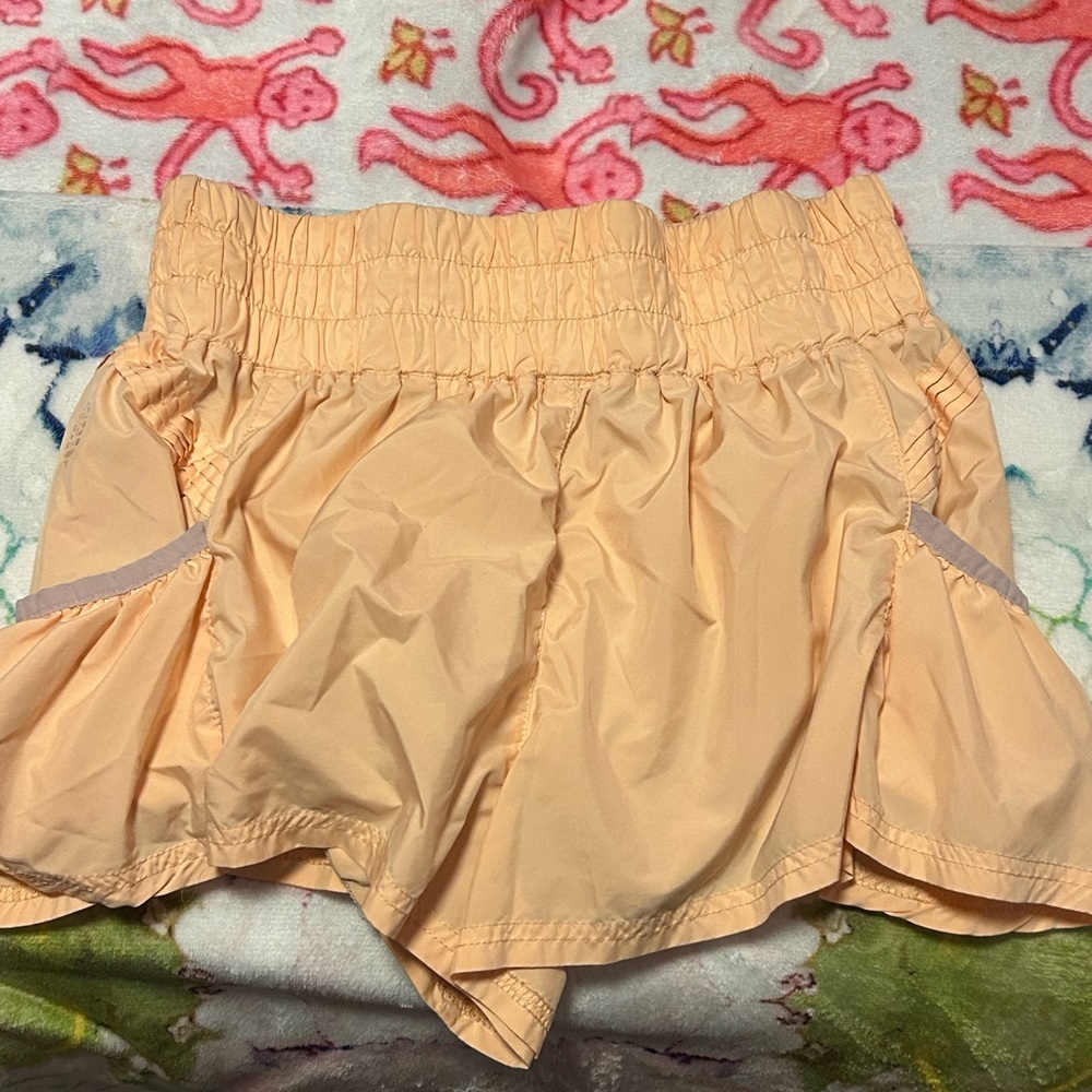Peach get your flirt on FP shorts